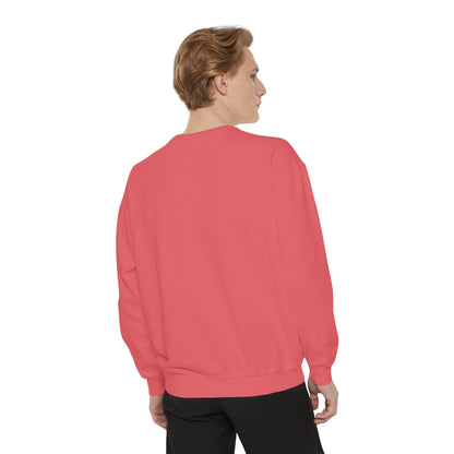 Chic Hoya Head Sweatshirt, Cozy Garment-Dyed Crewneck, Sustainable Fashion, Gift for Plant Lovers, Casual Style, Fall Fashion